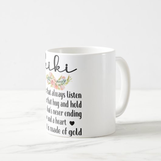 Mug Meilleure appréciation de grand-mère Kiki Kiki Gra (Devant droit)
