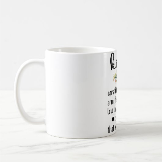 Mug Meilleure appréciation de grand-mère Kiki Kiki Gra (Gauche)