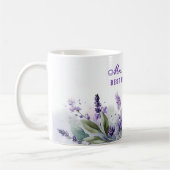 Mug Meilleure appréciation des enseignants lavande flo (Gauche)
