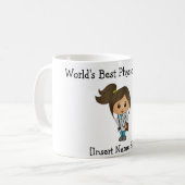 Mug Meilleure assistante médicale mondiale - Femme Bru (Devant gauche)