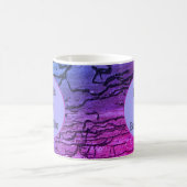 Mug Meilleure Babysitter du monde Neon Merci bleu rose (Centre)