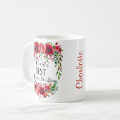 Mug Meilleure belle-mère au monde personnalisée (Devant gauche)