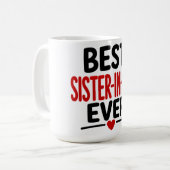 Mug Meilleure Belle-Sœur (Devant gauche)