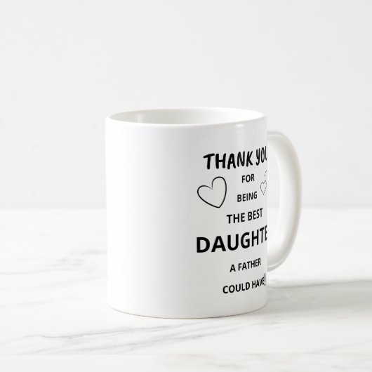 Mug Meilleure boue fille (Devant droit)