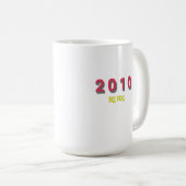 Mug Meilleure chanson 2010 par année (Devant droit)