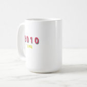 Mug Meilleure chanson 2010 par année (Devant gauche)