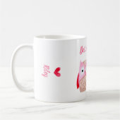 Mug Meilleure chatte jamais mûre Chouette personnalisé (Gauche)