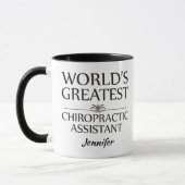 Mug Meilleure Chiropratique Assistant du monde personn (Gauche)