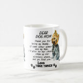 Mug Meilleure citation de Yorkie Mom (Devant droit)