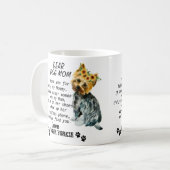 Mug Meilleure citation de Yorkie Mom (Devant gauche)