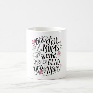 Mug Meilleure citation Florale de maman