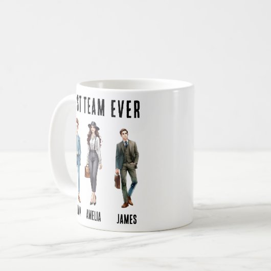 Mug Meilleure collaboration - Bravo à la meilleure équ (Devant gauche)
