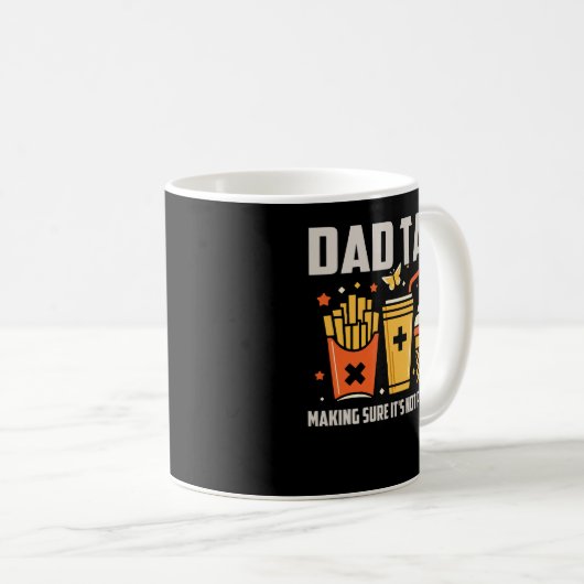 Mug Meilleure conception de l'impôt papa pour les homm (Devant droit)