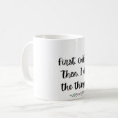 Mug Meilleure cotation de café (Devant gauche)