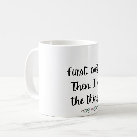 Mug Meilleure cotation de café (Devant gauche)