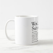 Mug Meilleure définition d'enseignant personnalisée au (Gauche)