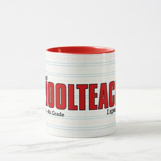 Mug Meilleure Ecole du monde Drôle Parle Mon Esprit (Centre)