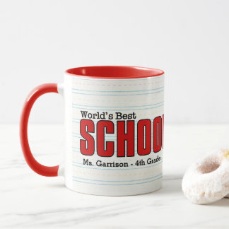 Mug Meilleure Ecole du monde Drôle Parle Mon Esprit