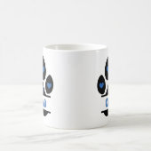 Mug Meilleure Empreinte de Patte de Papa Chat (Centre)