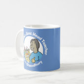 Mug Meilleure enseignante en chef féminine au monde (Devant gauche)