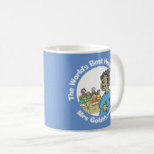 Mug Meilleure enseignante en chef féminine au monde (Devant droit)