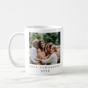 Mug Meilleure Équipe de Collègues Photo de l'Équipe Ca