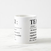 Mug Meilleure équipe de définition d'équipe (Centre)