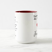 Mug Meilleure Équipe de Tous les Temps | Appréciation (Centre)