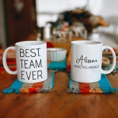 Mug Meilleure équipe jamais, appréciation personnalisé