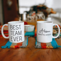 Meilleure équipe jamais, appréciation personnalisé