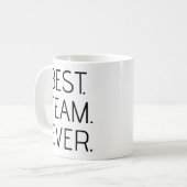 Mug Meilleure équipe jamais - Photo de l'équipe de bur (Devant gauche)