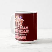 Mug Meilleure équipe Super Merci du personnel apprécié (Devant gauche)