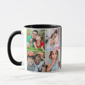 Mug Meilleure étape Papa Ever 6 Photo Collage personna (Gauche)