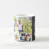 Mug Meilleure famille Ever 4 photo Collage gris (Centre)