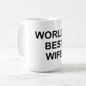 Mug Meilleure femme au monde (Devant gauche)