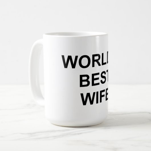 Mug Meilleure femme au monde (Devant gauche)