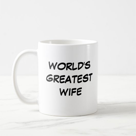 Mug "Meilleure Femme du Monde" (Gauche)