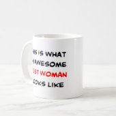 Mug meilleure femme, formidable (Devant gauche)