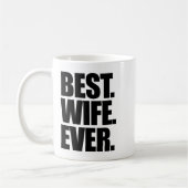 Mug Meilleure femme jamais (Gauche)