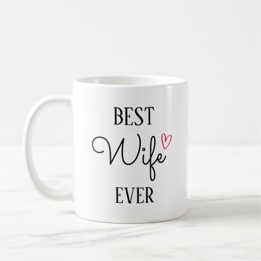 Mug Meilleure femme jamais, Femme de l'ennemi cadeau, (Gauche)