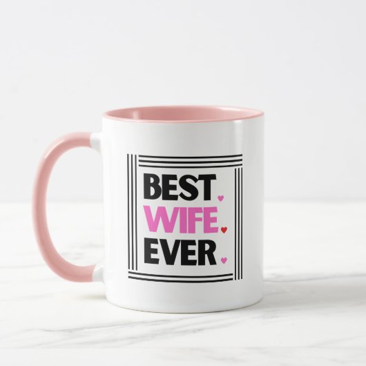 Mug Meilleure femme jamais personnalisable (Gauche)