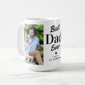 Mug Meilleure Fête des pères DAD jamais personnalisée (Devant gauche)