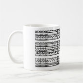 Mug Meilleure Fête des pères de message caché jamais d (Gauche)