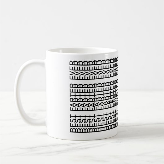 Mug Meilleure Fête des pères de message caché jamais d (Gauche)