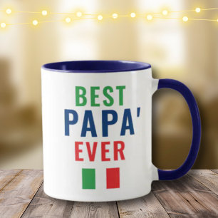 Mug Meilleure Fête des pères italienne Papá Ever