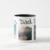 Mug Meilleure Fête des pères papa jamais (Centre)