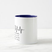 Mug Meilleure Fête des pères personnalisée Mari bébé p (Centre)