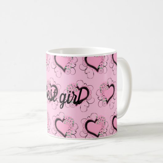 Mug Meilleure fille (Devant droit)