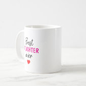 Mug Meilleure Fille de Tous les Temps (Devant gauche)