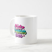 Mug Meilleure Fille Ever (Style 1) (Devant gauche)